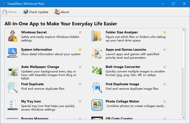 TweakNow WinSecret Plus!(系统优化软件) v6.6.1 便携版