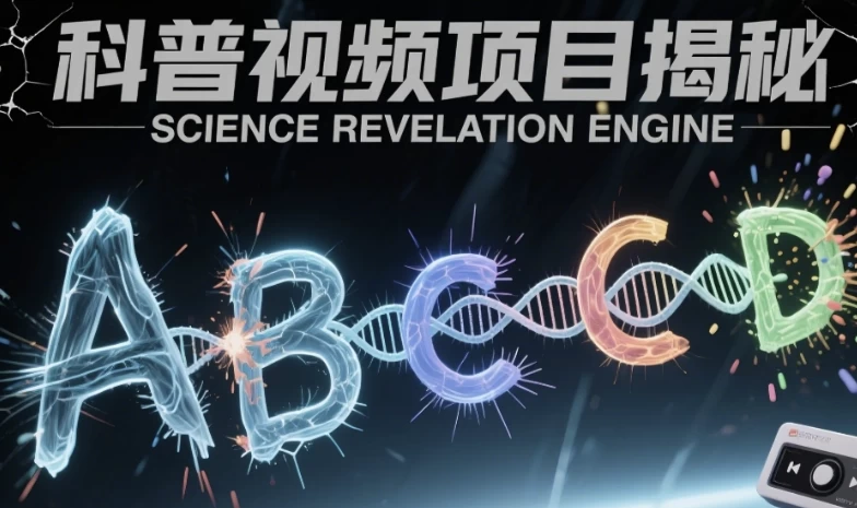 蓝海赛道科普视频项目揭秘，1分钟短片双重变现，轻松实现高收益