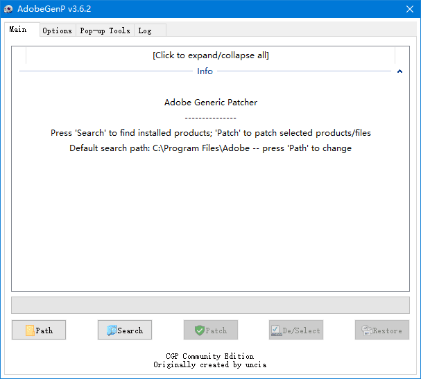 AdobeGenP(Adobe全家桶系列激活工具) v3.6.4 / 3.4.14.1 绿色版