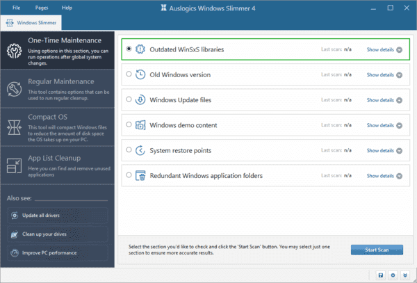 Auslogics Windows Slimmer(系统优化工具) v5.0.1.0 便携版