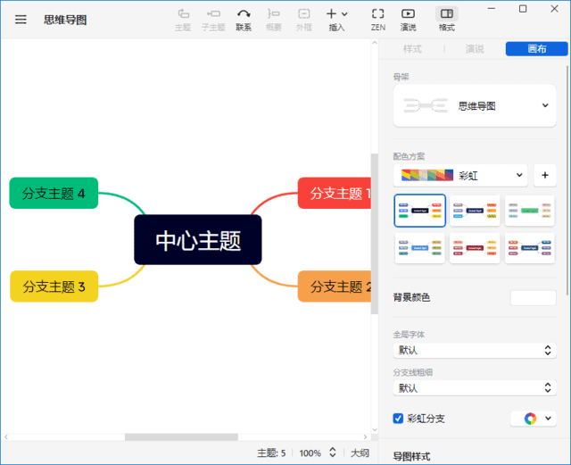 XMind 2025(创建思维导图) v25.04.03033 中文绿色版