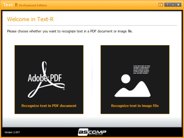 ASCOMP Text-R(OCR文字识别软件) Pro v2.010 便携版