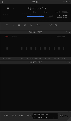 Qmmp(基于Qt开源音乐播放器) v2.2.7 多语便携版