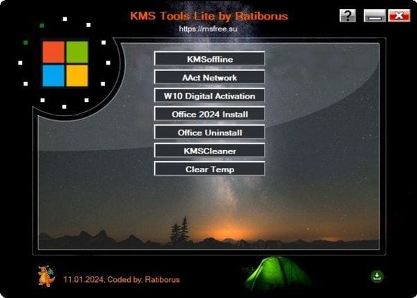 Ratiborus KMS Tools Lite(激活工具集成包) v2025.07.06 绿色版