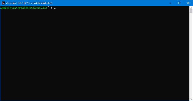 xTerminal(开源免费命令终端) v2.0.3 中文绿色版