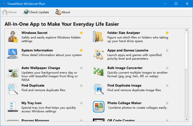TweakNow WinSecret Plus!(系统优化软件) v7.1.5 便携版