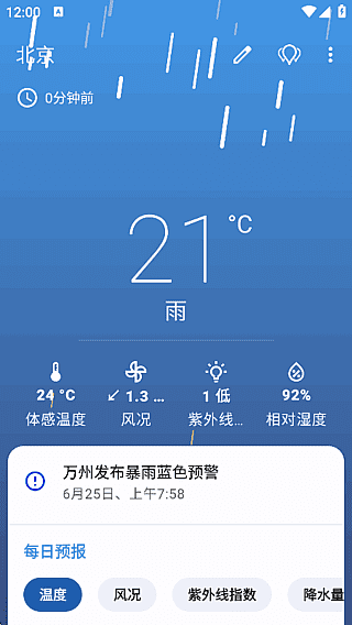 Breezy Weather安卓版(无广告天气软件) v5.4.8 / 6.0.8 Beta 最新版