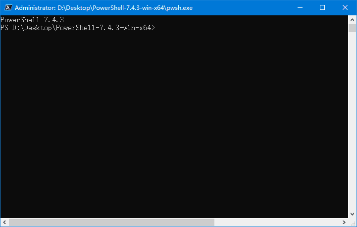 Windows PowerShell(命令行程序) v7.5.3 中文绿色版