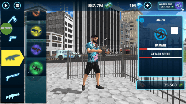 侠盗之城模拟器动作射击手机版 v1.60安卓版