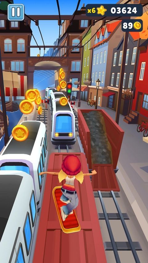 地铁跑酷全人物全滑板解锁版本 v3.66.0安卓版