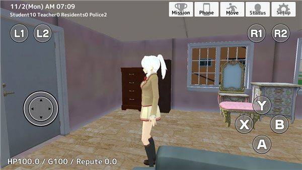学校生活模拟器2最新版中文版 v1.0.52最新版