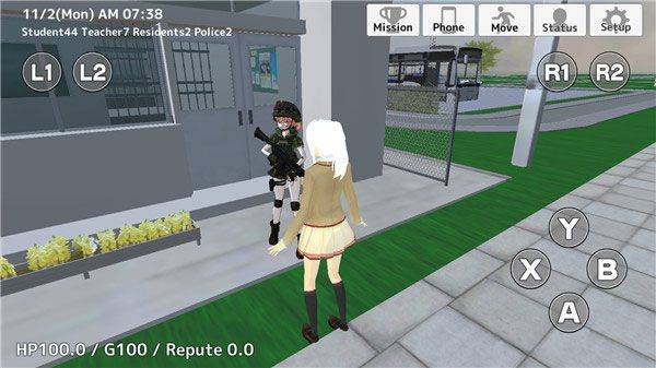 学校生活模拟器2最新版中文版 v1.0.52最新版