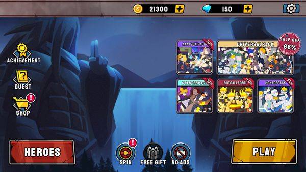 火柴人忍者格斗手游 v0.6.1安卓版