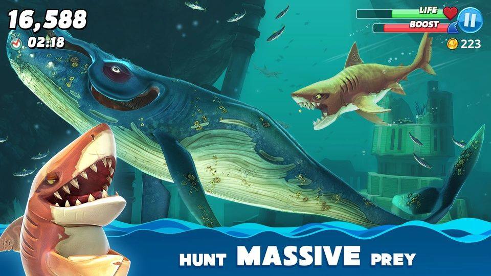 饥饿鲨世界国际服正版(Hungry Shark World) v8.0.6安卓版