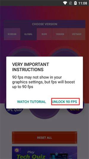 90FPS中文版下载最新版 v3.72 安卓版 使用教程截图3