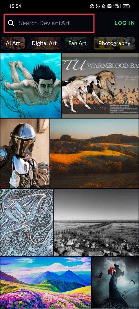 DeviantArt2026最新版下载 v3.3.4 安卓版 怎么使用截图1