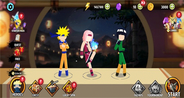 火柴人忍者3v3官方版(Stickman Ninja 3v3) v7.6安卓版