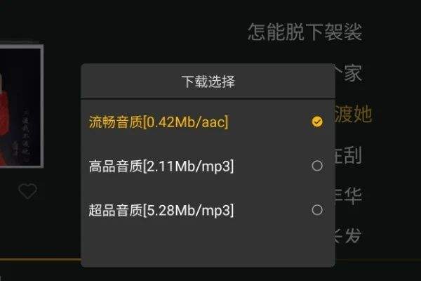 酷我音乐耗子修改版2026下载 v12.2.0.0 安卓版 下载MP3格式教程截图5