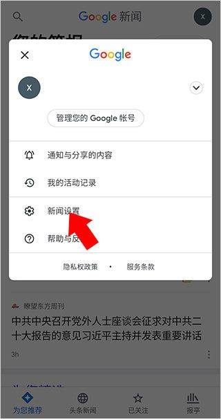Google新闻中文版app下载 v5.165.0.960305370 安卓版 使用教程2