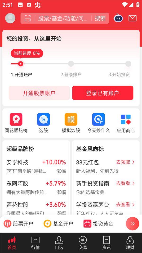 同花顺手表版APP最新下载(兼容华强北/小米等) v11.63.02 安卓版 怎么开户1